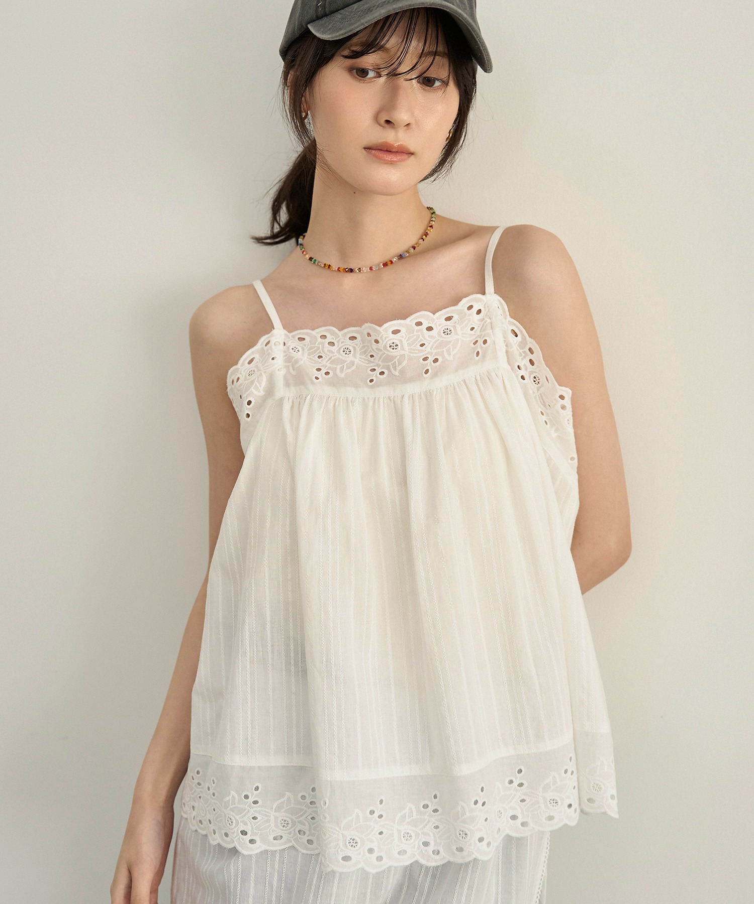 model：H166　着用サイズ：F
