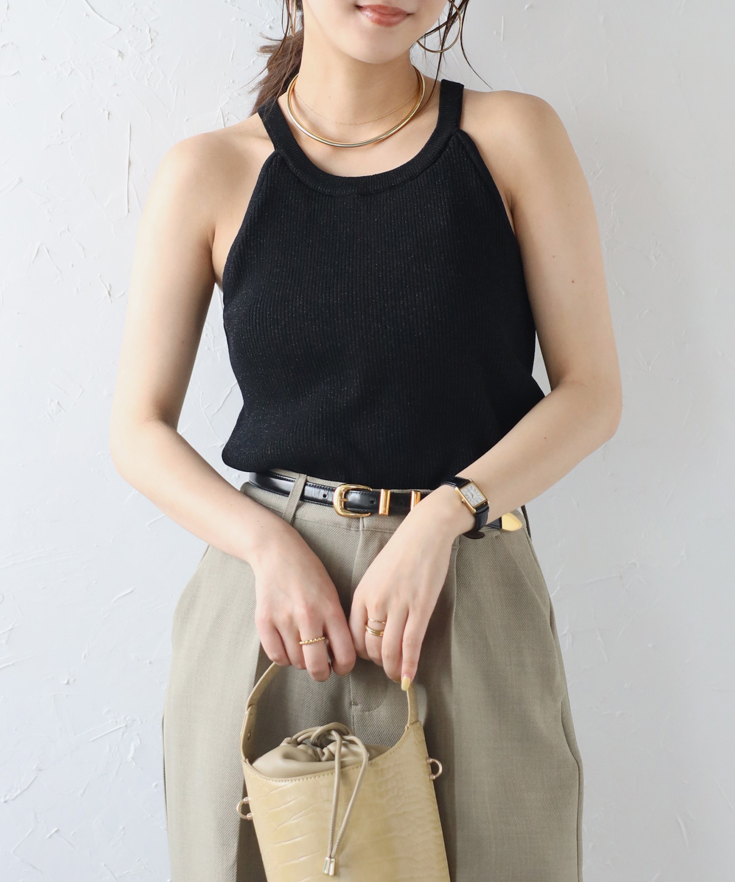 model：H160 着用サイズ：FREE