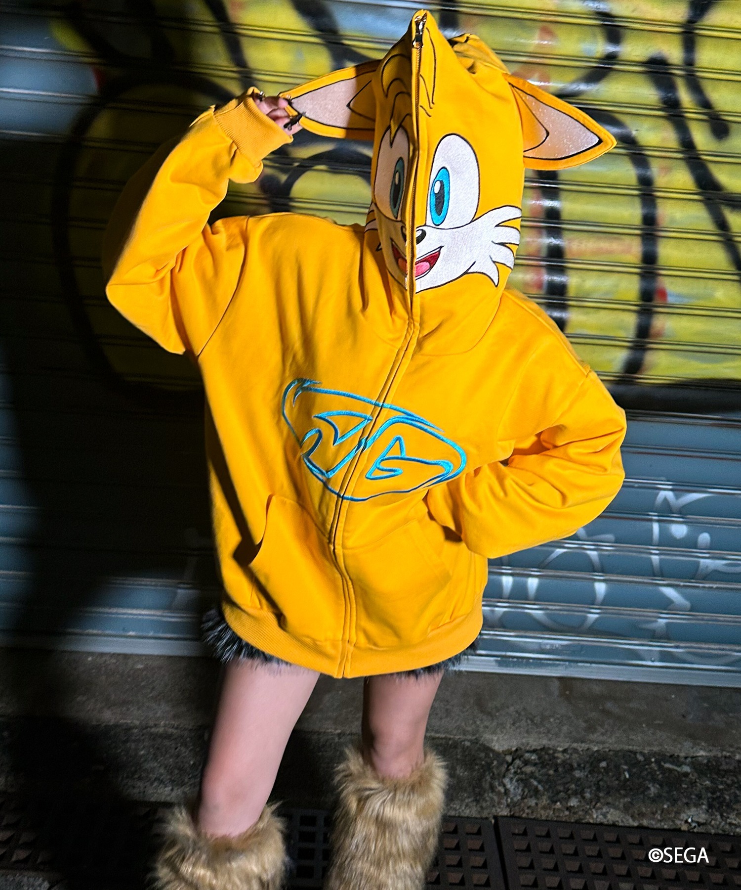 A'GEM/9 × .kom 『A'gem/エージェム』TAILS ZIP UP HOODIE/テイルズ