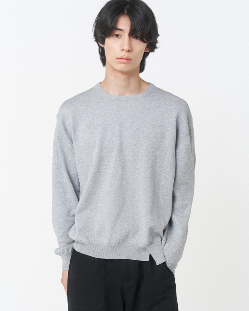 Slash line knit серый