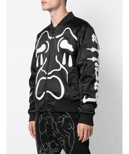 【超お値下げ中】　supream 正規品　トロンプルイユ ボンバージャケット　M Supreme トロンプルイユ ボンバージャケット | ブルー | FARFETCH JP