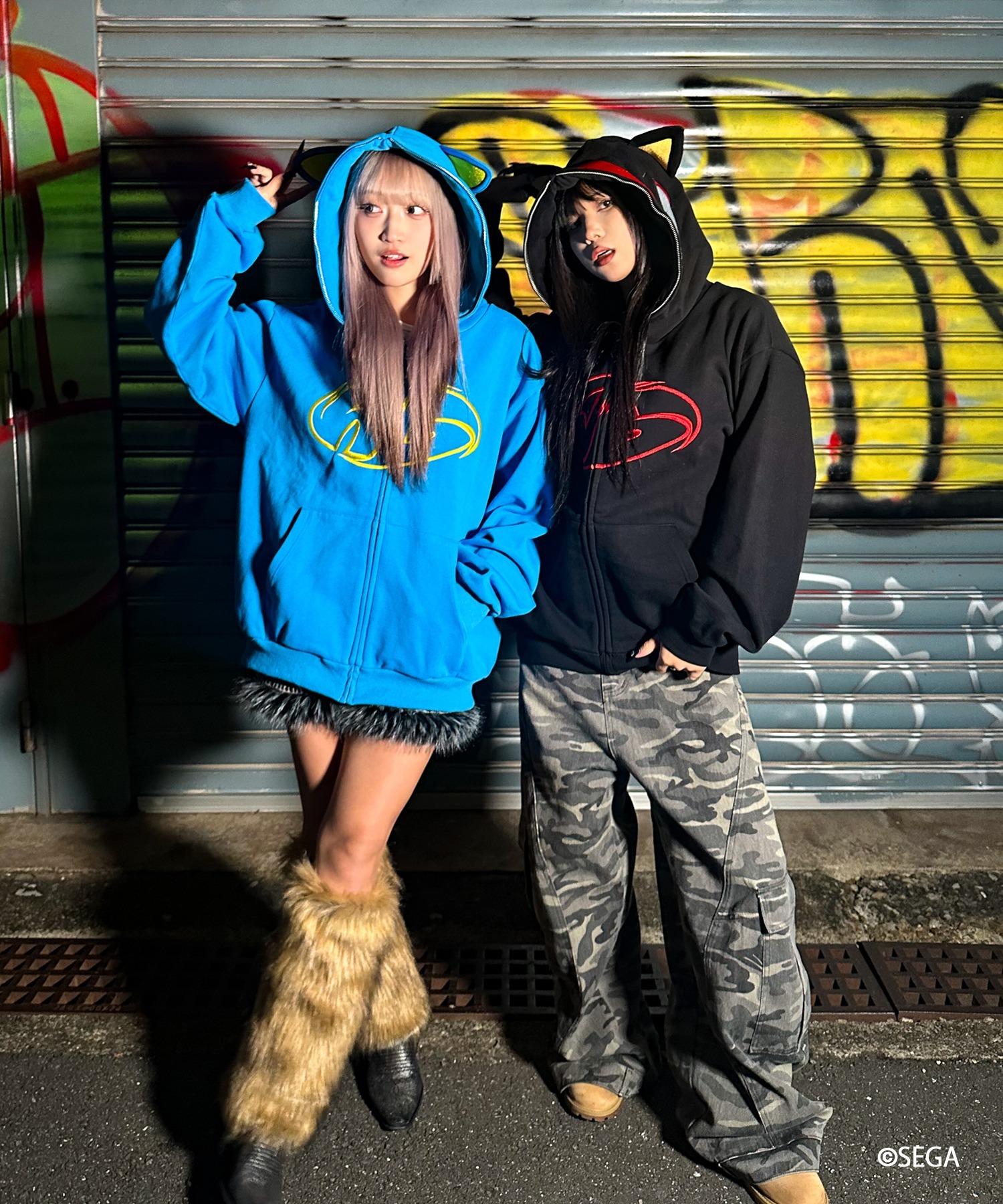 A'GEM/9 × .kom 『A'gem/エージェム』 METAL SONIC ZIP UP HOODIE