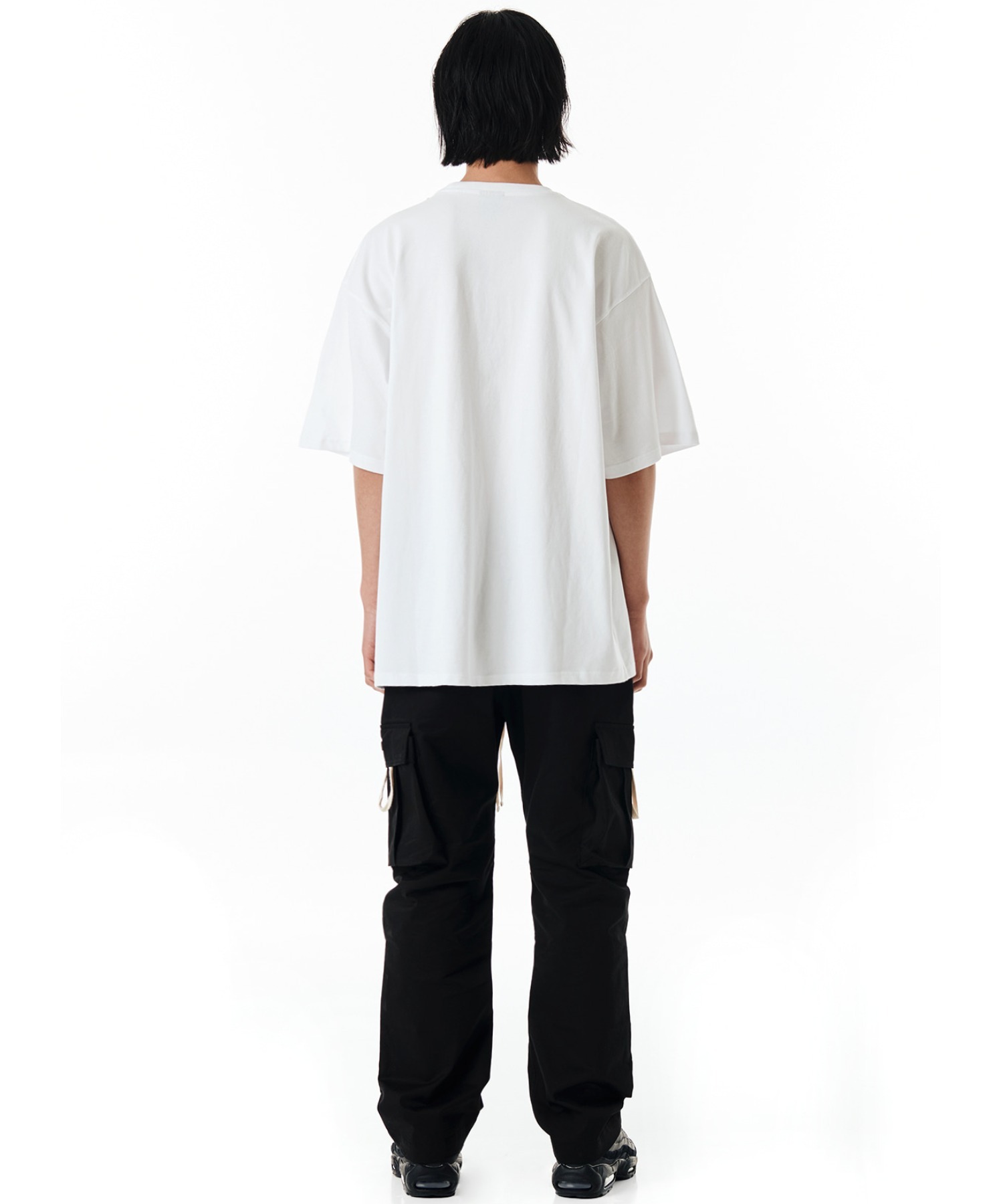 OY/オーワイ』 ROUND NECK ZIPPER LOGO/ネックZIPロゴ Tシャツ 半袖