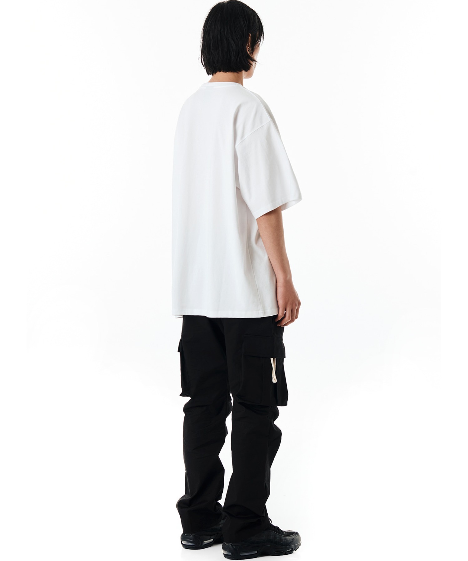 OY/オーワイ』 ROUND NECK ZIPPER LOGO/ネックZIPロゴ Tシャツ 半袖