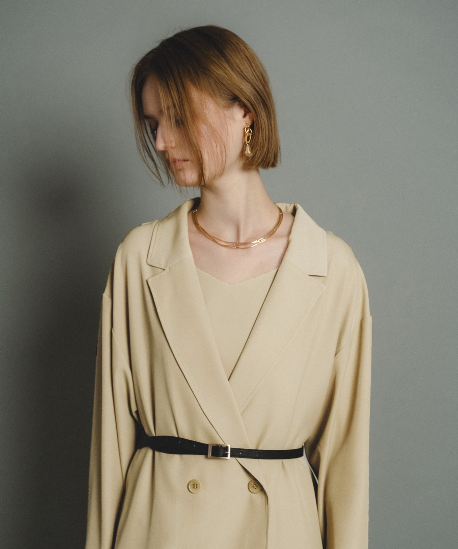 Transparent hem setup dress 【公式通販】