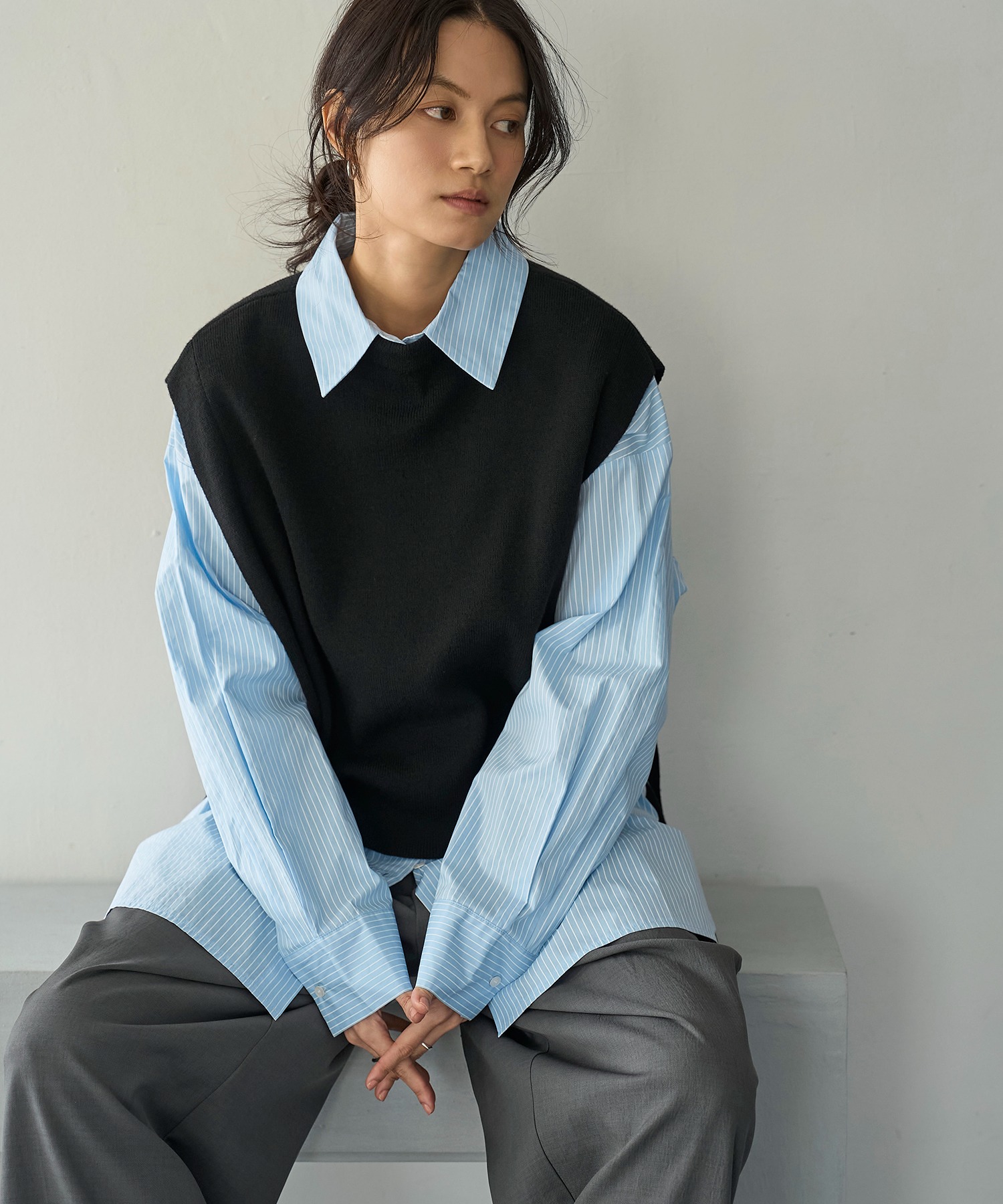model：H165　着用サイズ：F