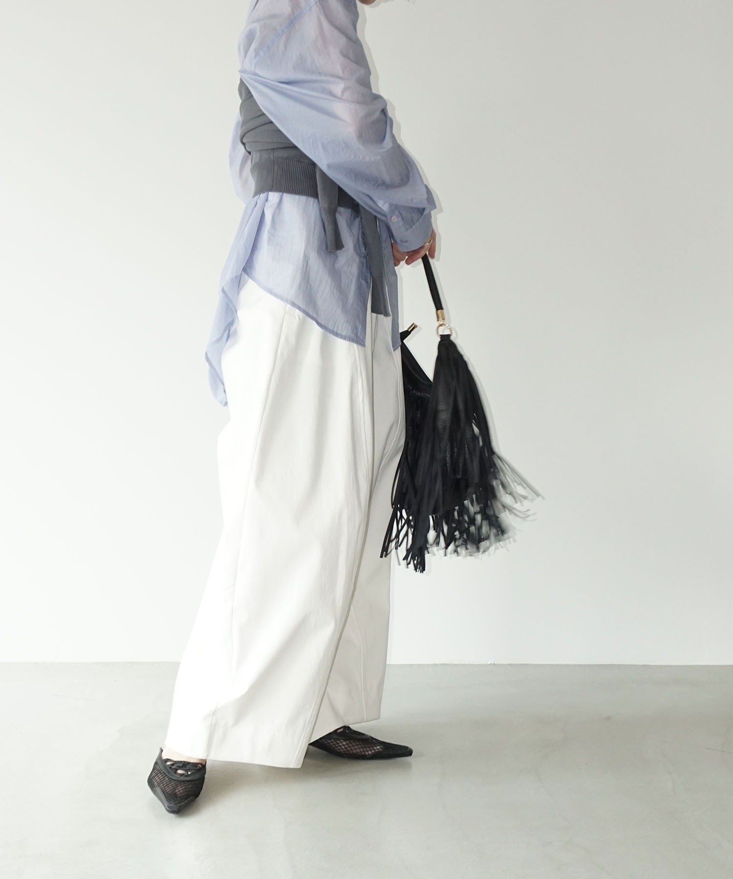 レザーライク フリンジショルダーバッグ cha25a002-ファッション通販