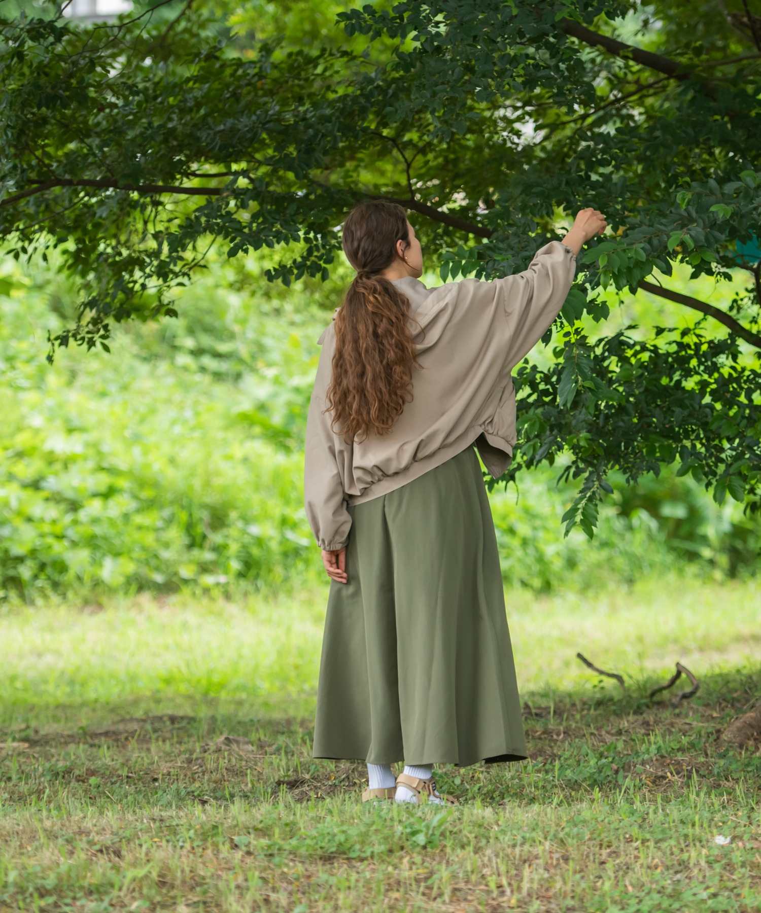 リップストップフレアスカート OUTDOOR PRODUCTS APPAREL│アウトドア 
