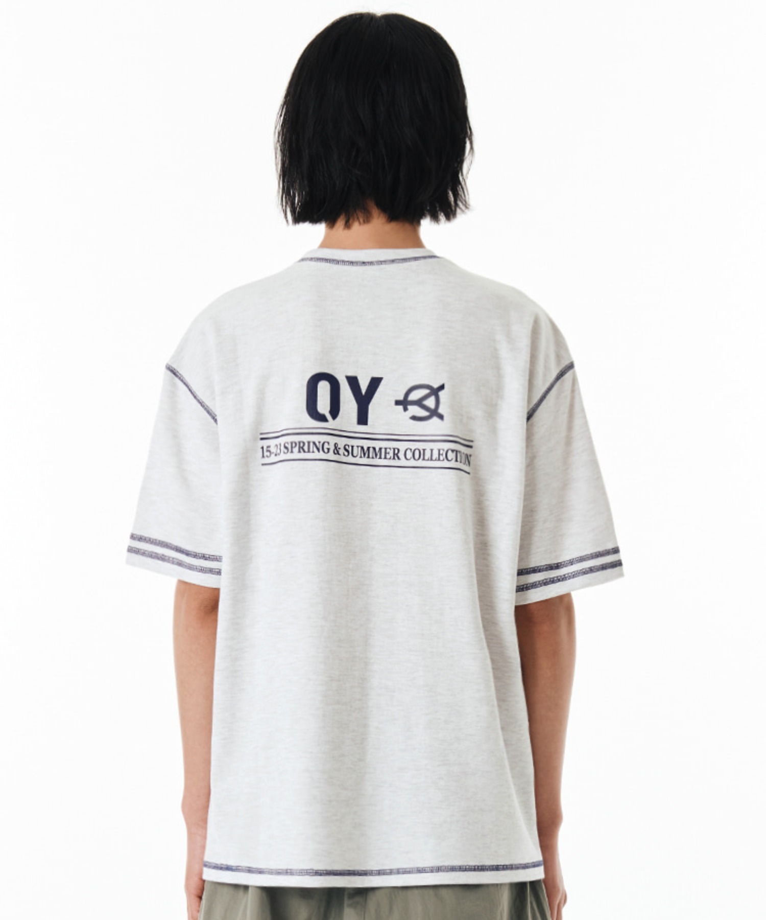 OY/オーワイ』 COVER STITCH LOGO T/カバーステッチロゴ Tシャツ 半袖