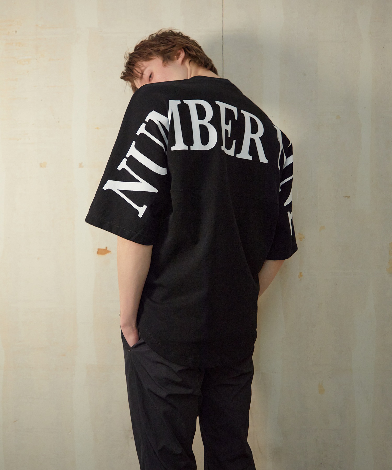 NUMBER (N)INE/ナンバーナイン HEAVY WEIGHT NUMBER NINE BACK PRINTED ...