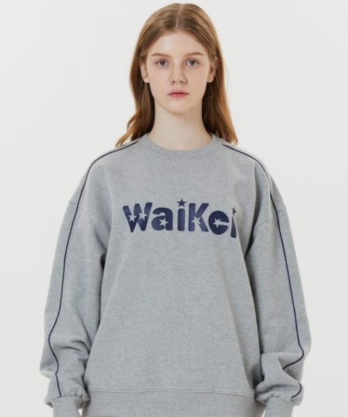A'GAM/9×.kom『WaiKei/ワイケイ』Piping star logo sweatshirts