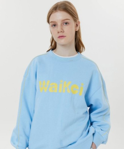A'GAM/9×.kom『WaiKei/ワイケイ』Piping star logo sweatshirts
