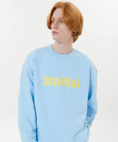 A'GAM/9×.kom『WaiKei/ワイケイ』Piping star logo sweatshirts/スター