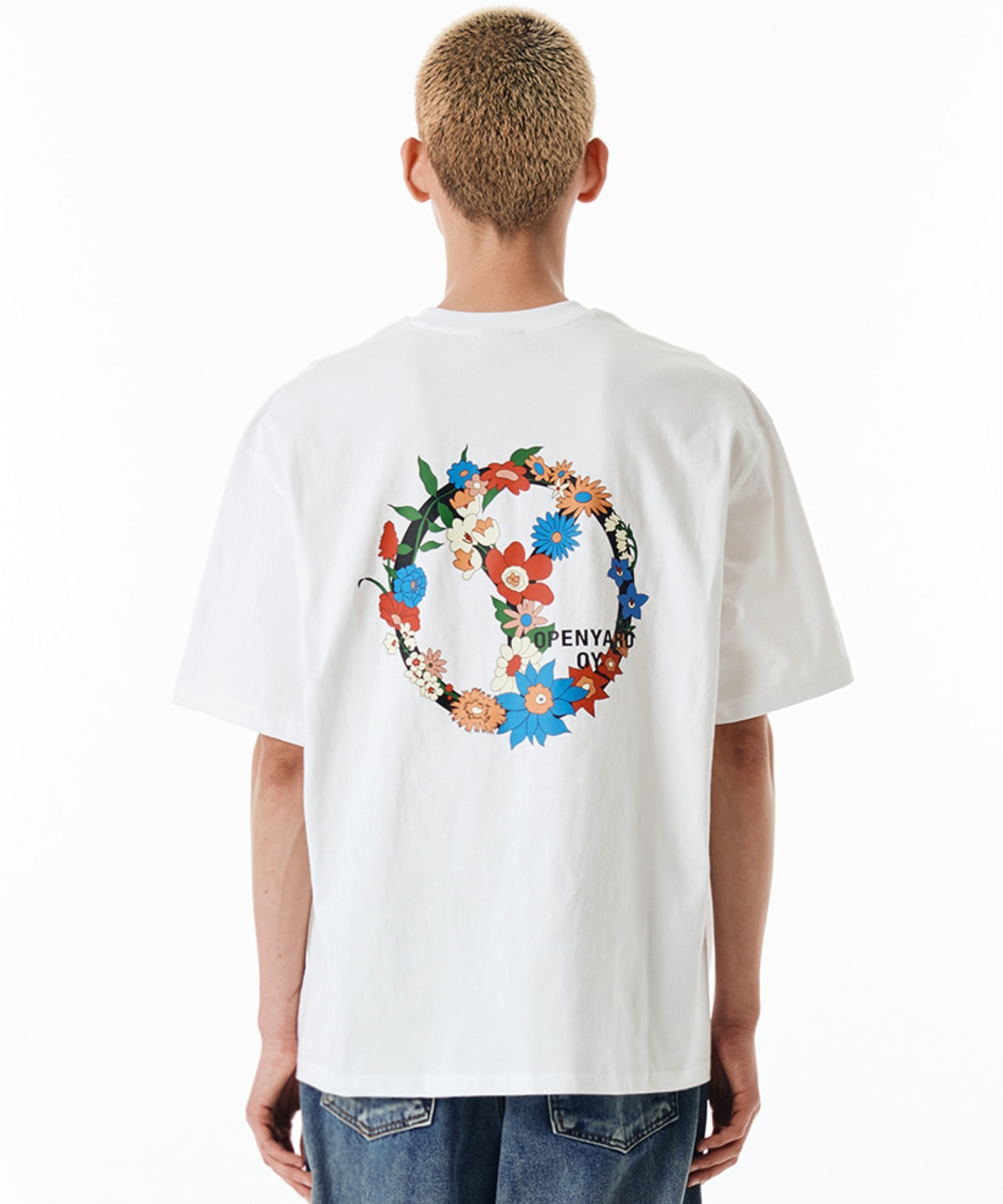 OY/オーワイ』 FLOWER SYMBOL LOGO T/フラワーシンボルロゴ Tシャツ