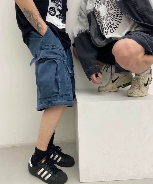 A'GEM/9 × .kom『.kom/ドットケーオーエム』セパレート カーゴパンツ