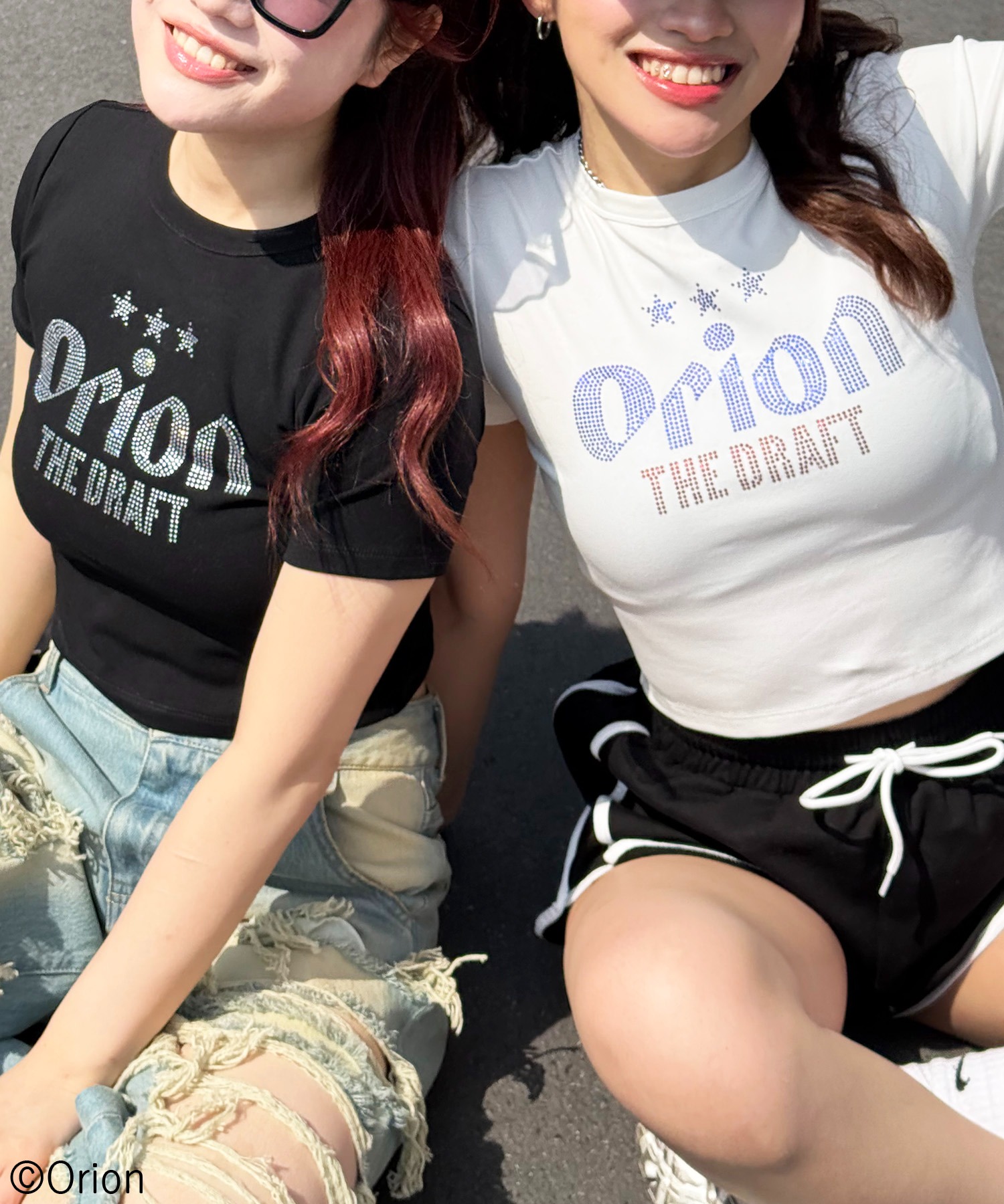Orion/オリオン】ラインストーンちびTシャツ SPIRALGIRL