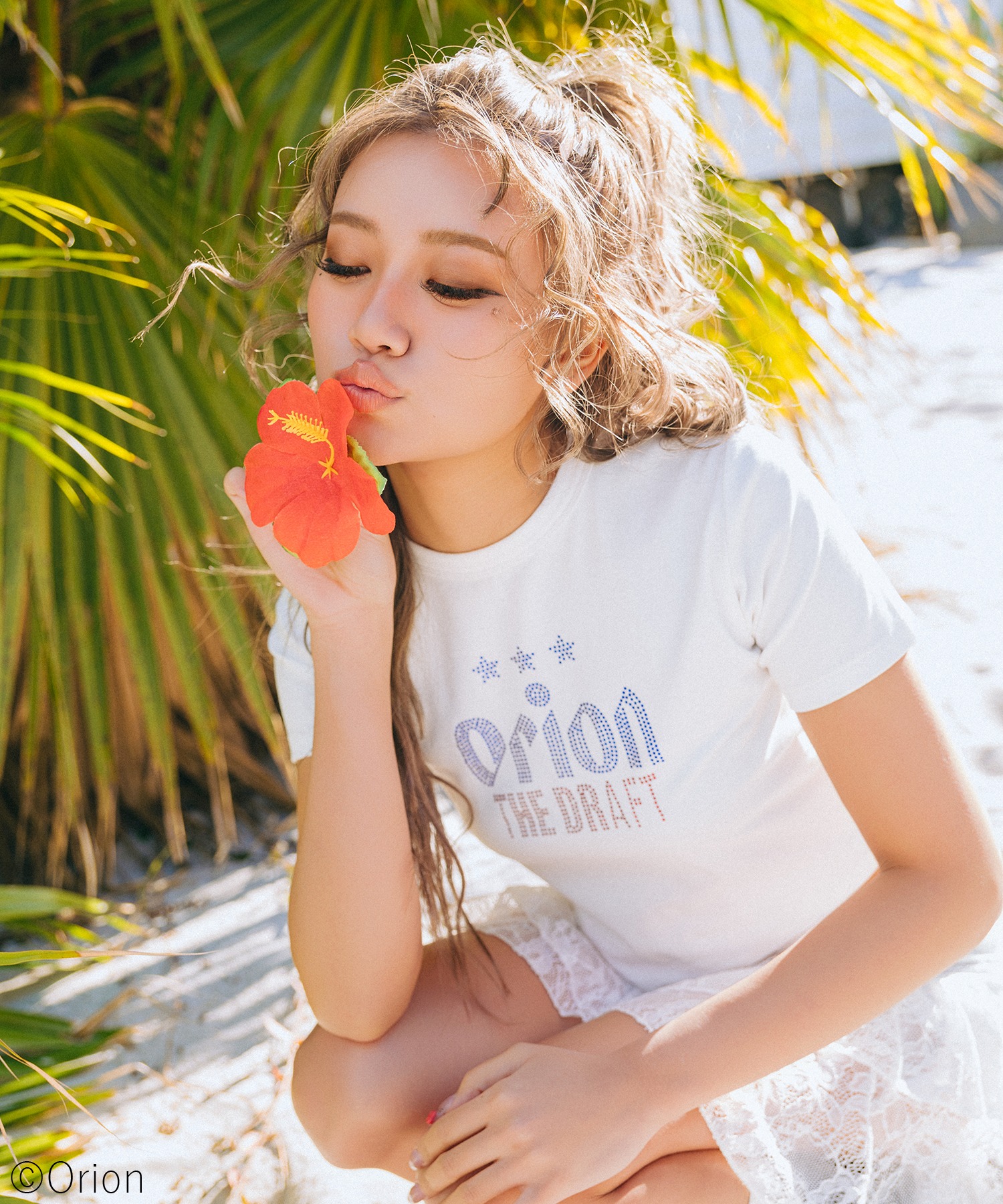 Orion/オリオン】ラインストーンちびTシャツ SPIRALGIRL