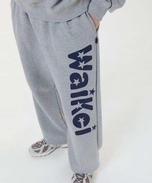 A'GAM/9×.kom『WaiKei/ワイケイ』Star big logo sweatpants/スターロゴ