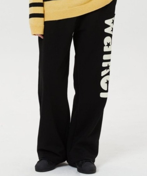 A'GAM/9×.kom『WaiKei/ワイケイ』Star big logo sweatpants/スターロゴ