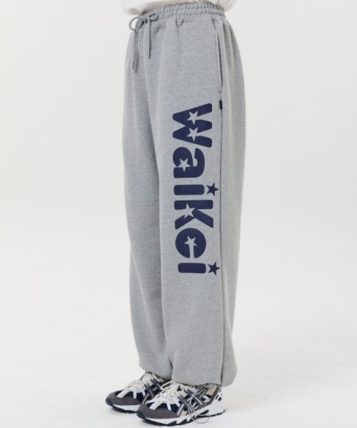 A'GAM/9×.kom『WaiKei/ワイケイ』Star big logo sweatpants