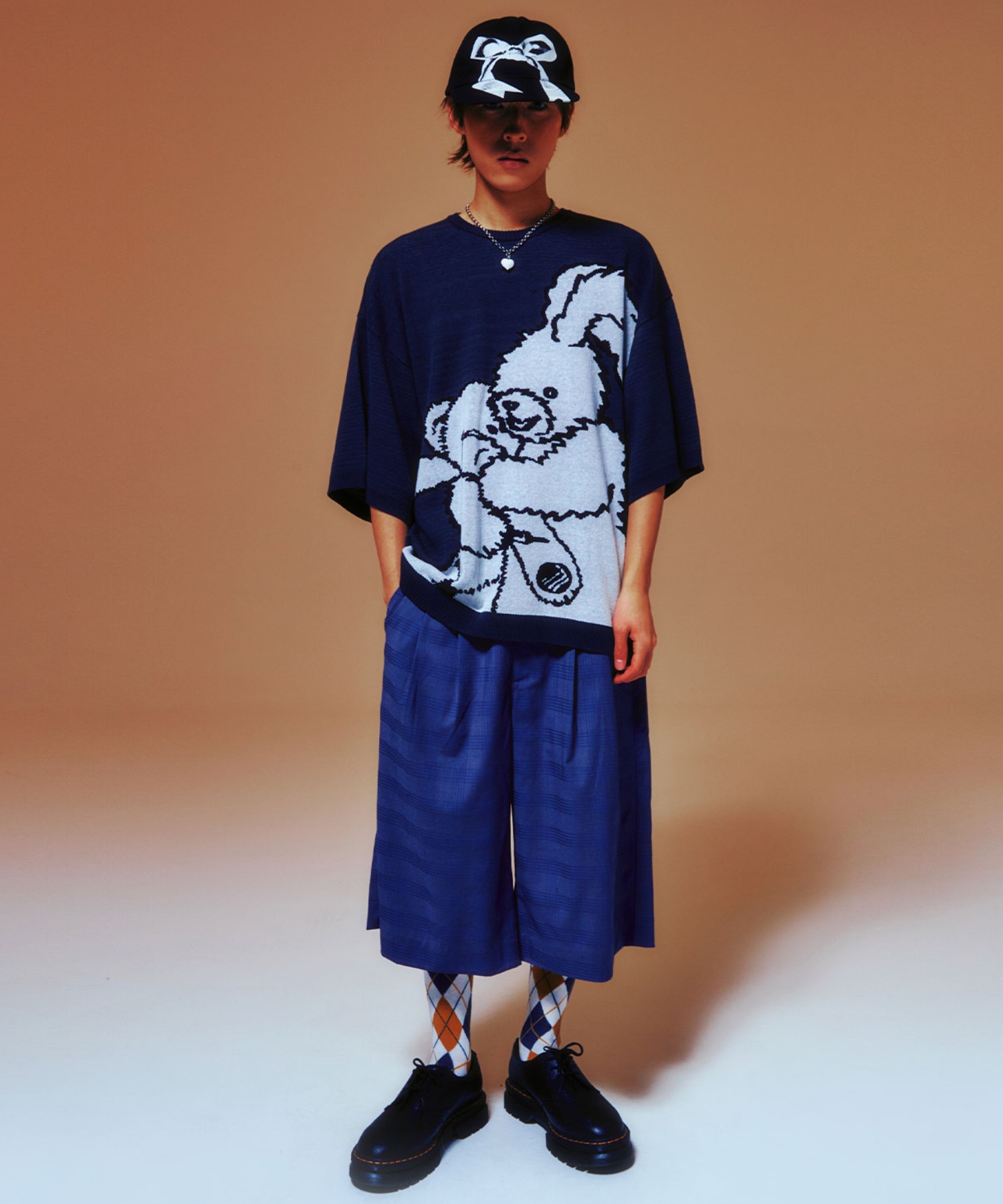 [ NICE GHOST CLUB]★25SS★韓国大人気★FIST BOY BIG BIG TEE A'GEM/9 × .kom 『NICE GHOST CLUB/ナイスゴーストクラブ』 MY