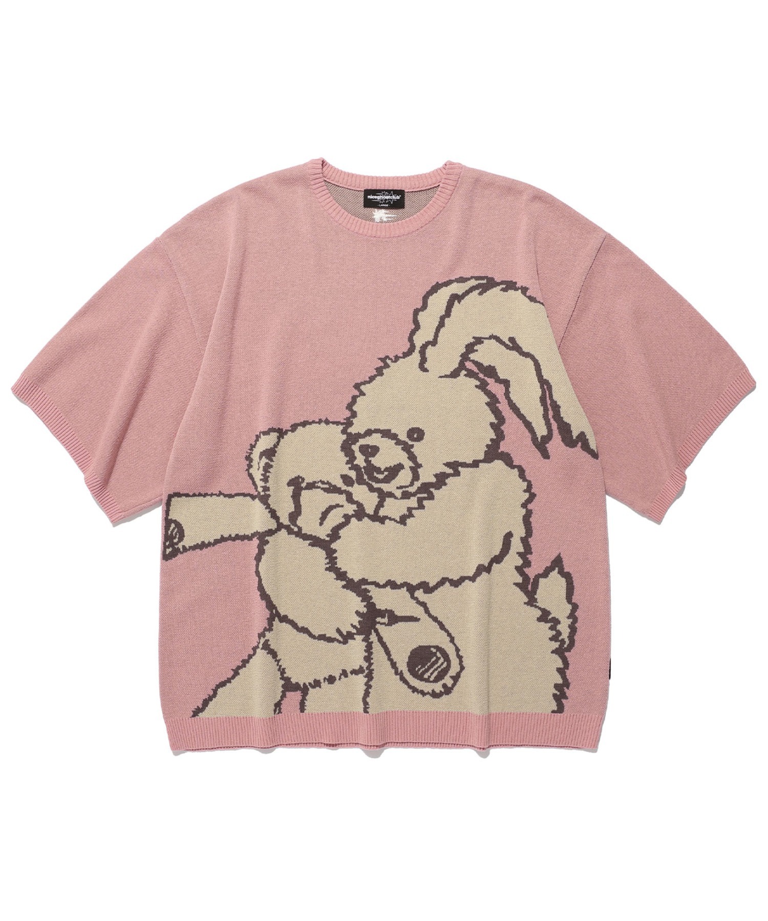 Tシャツ・カットソー [NICEGHOSTCLUB]HATE LIST TEE_PINK(NG2FMUT521A) hate list tee[pink] - niceghostclub