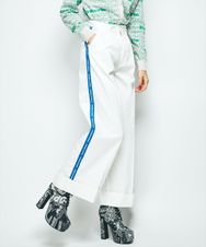 サイドラインワイドパンツ