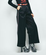 サイドラインワイドパンツ