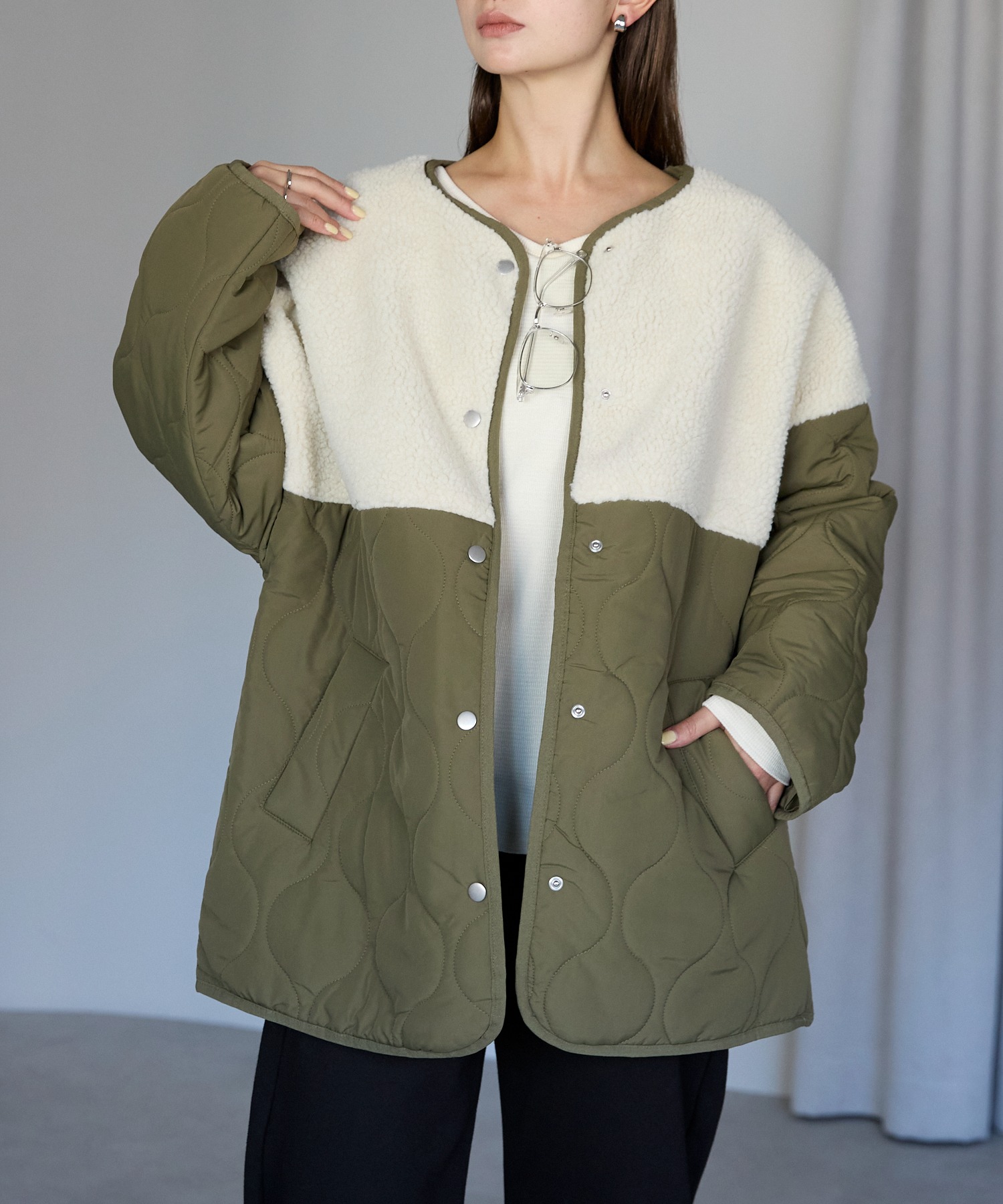 model：166cm / size：F
