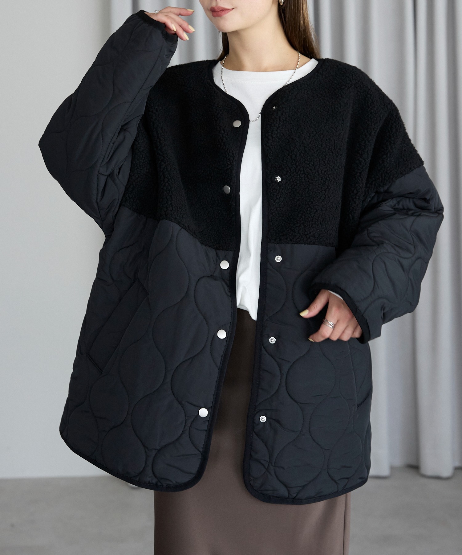 model：166cm / size：F