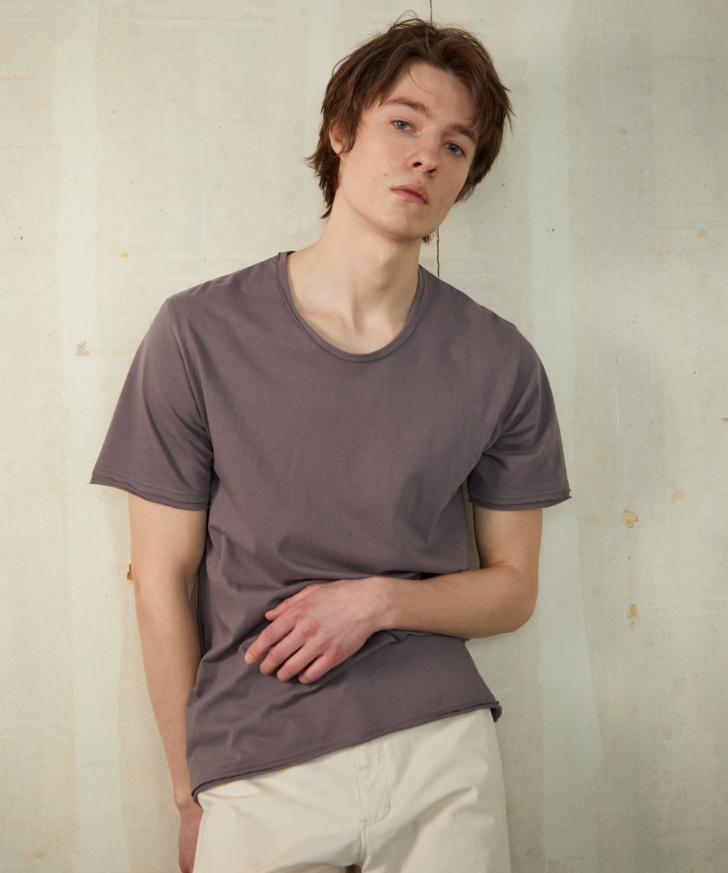 NUMBER (N)INE/ナンバーナイン HIGH GAUGE COTTON U-NECK T-SHIRT EMMA 