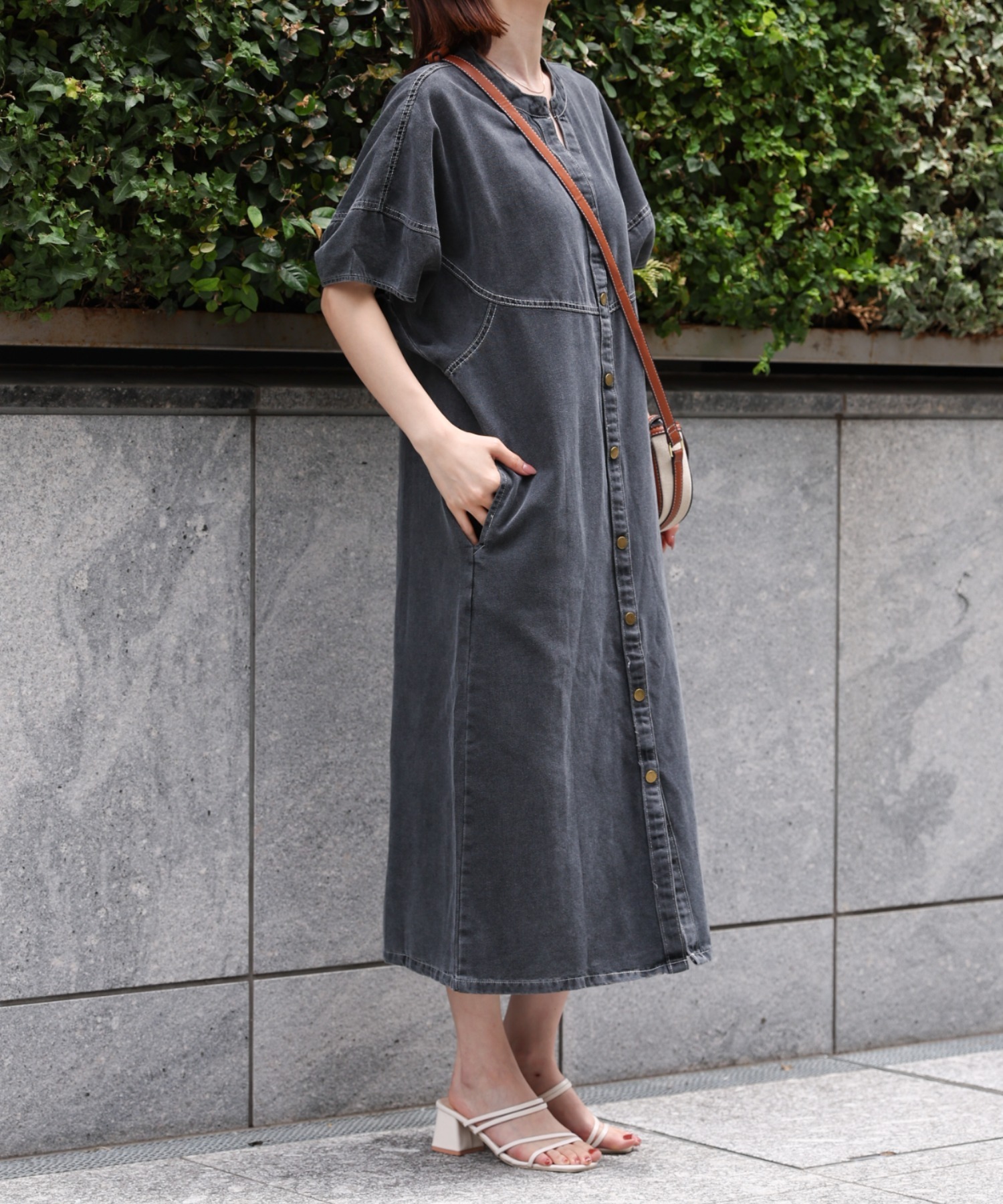 model：162cm 着用サイズ：F(M相当)　