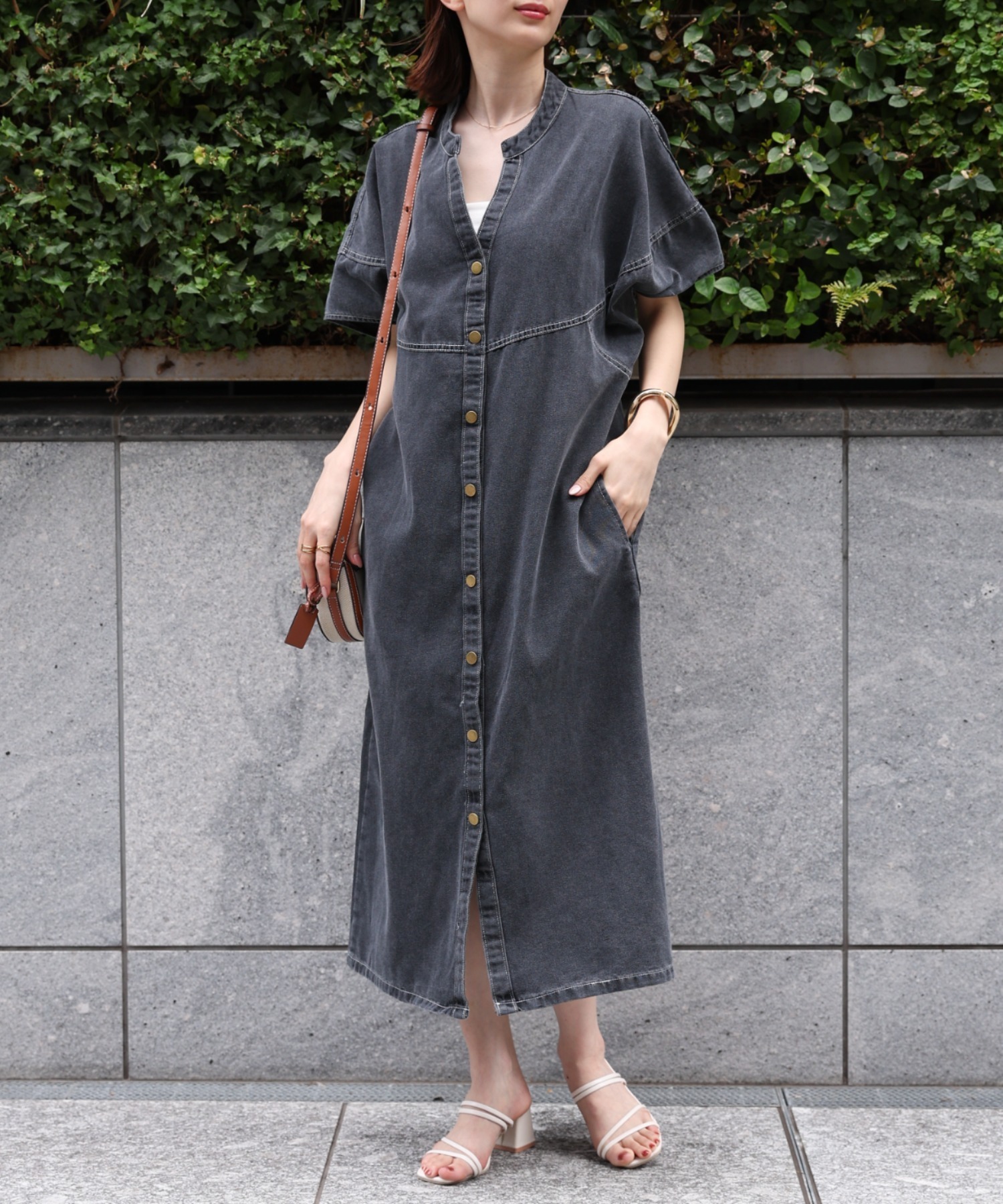model：162cm 着用サイズ：F(M相当)