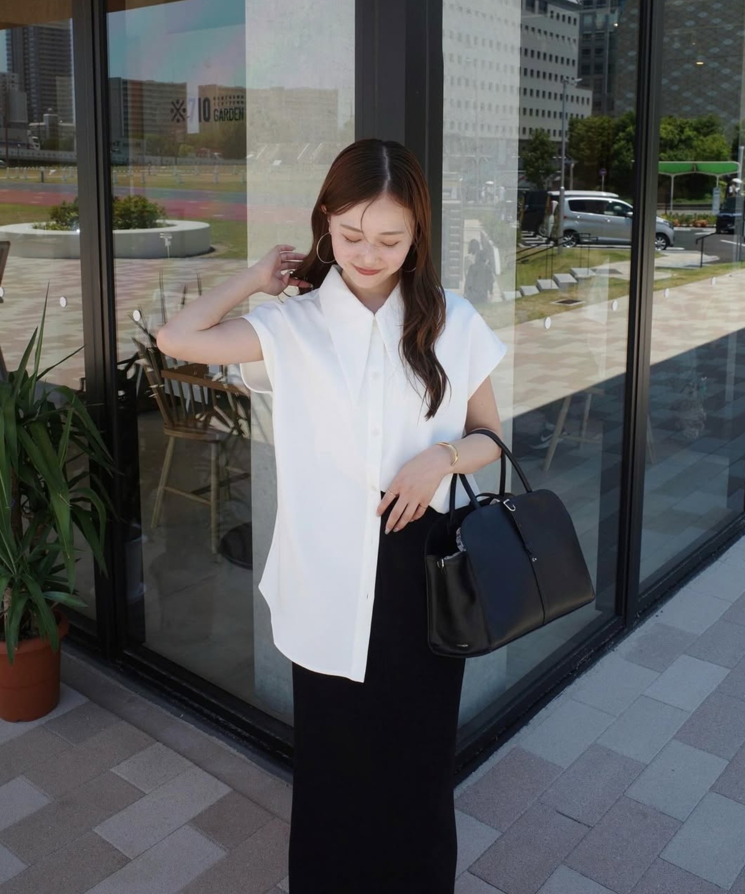 model：H158 着用サイズ：FREE