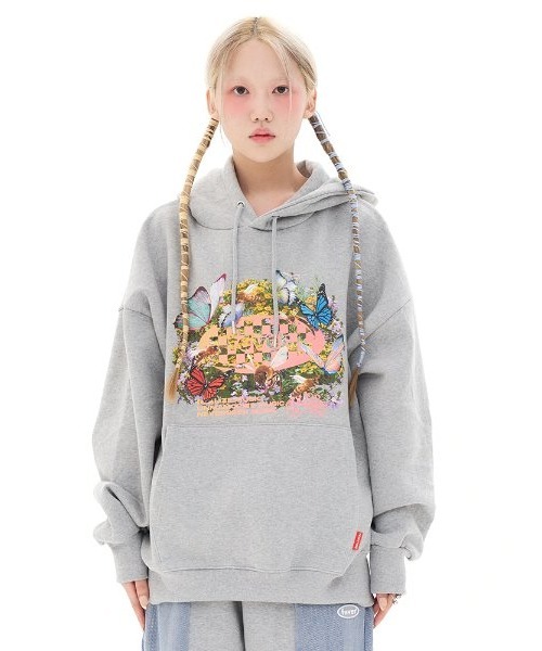 FEVERTIME/フィーバータイム』21 blossom Checker HOODIE