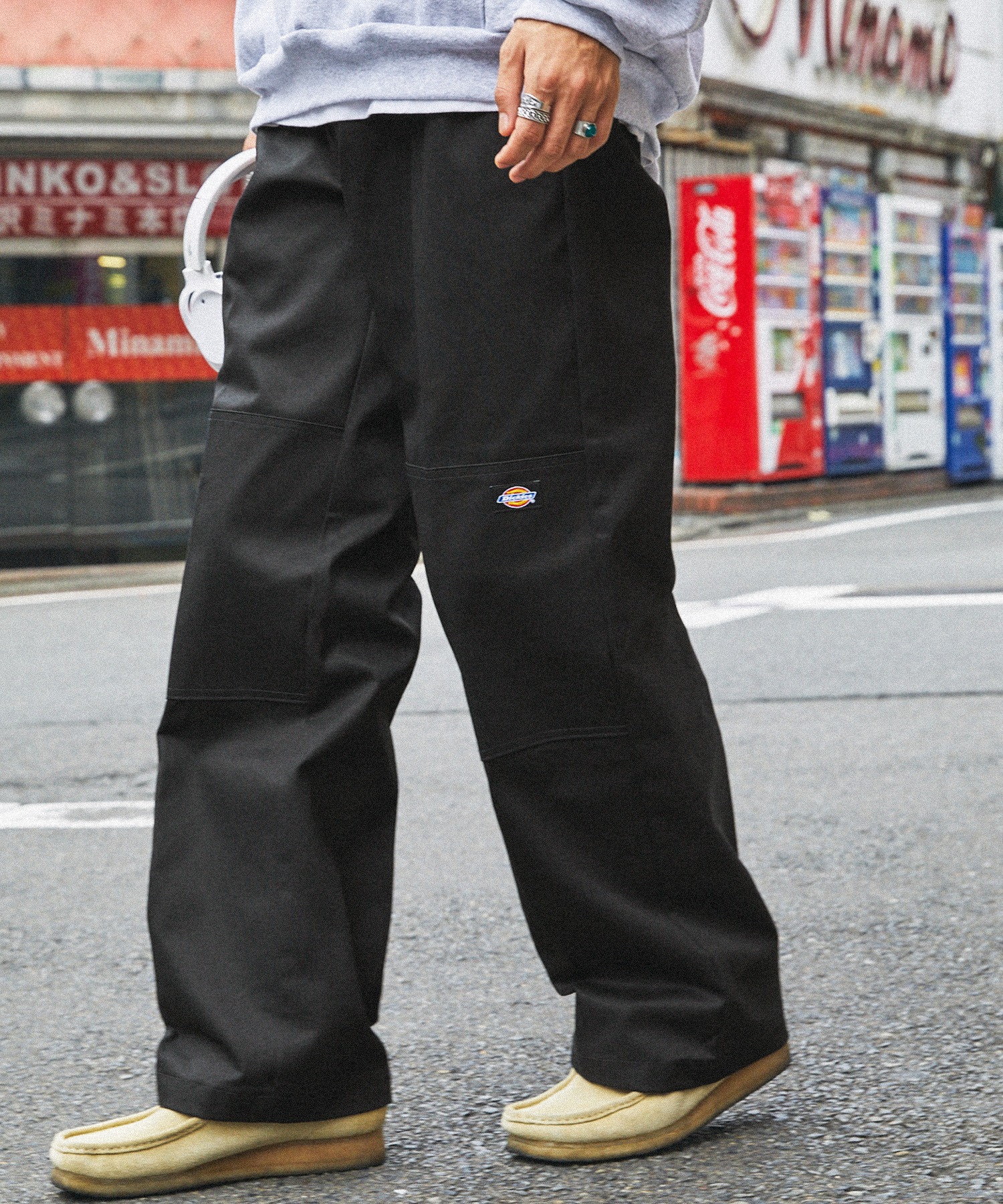 Dickies/ディッキーズ LOOSE FIT ダブルニー センタープレス ワーク