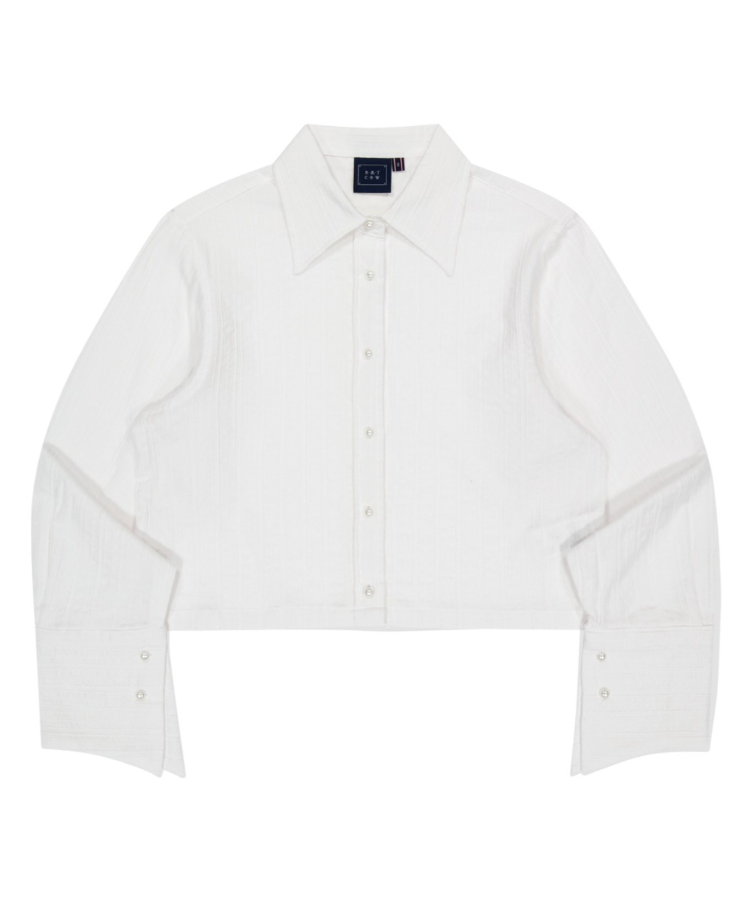 ROMANTIC CROWN シャツ ROMANTIC CROWN☆韓国大人気BTS着用モデル! Striped Cuffs Shirt