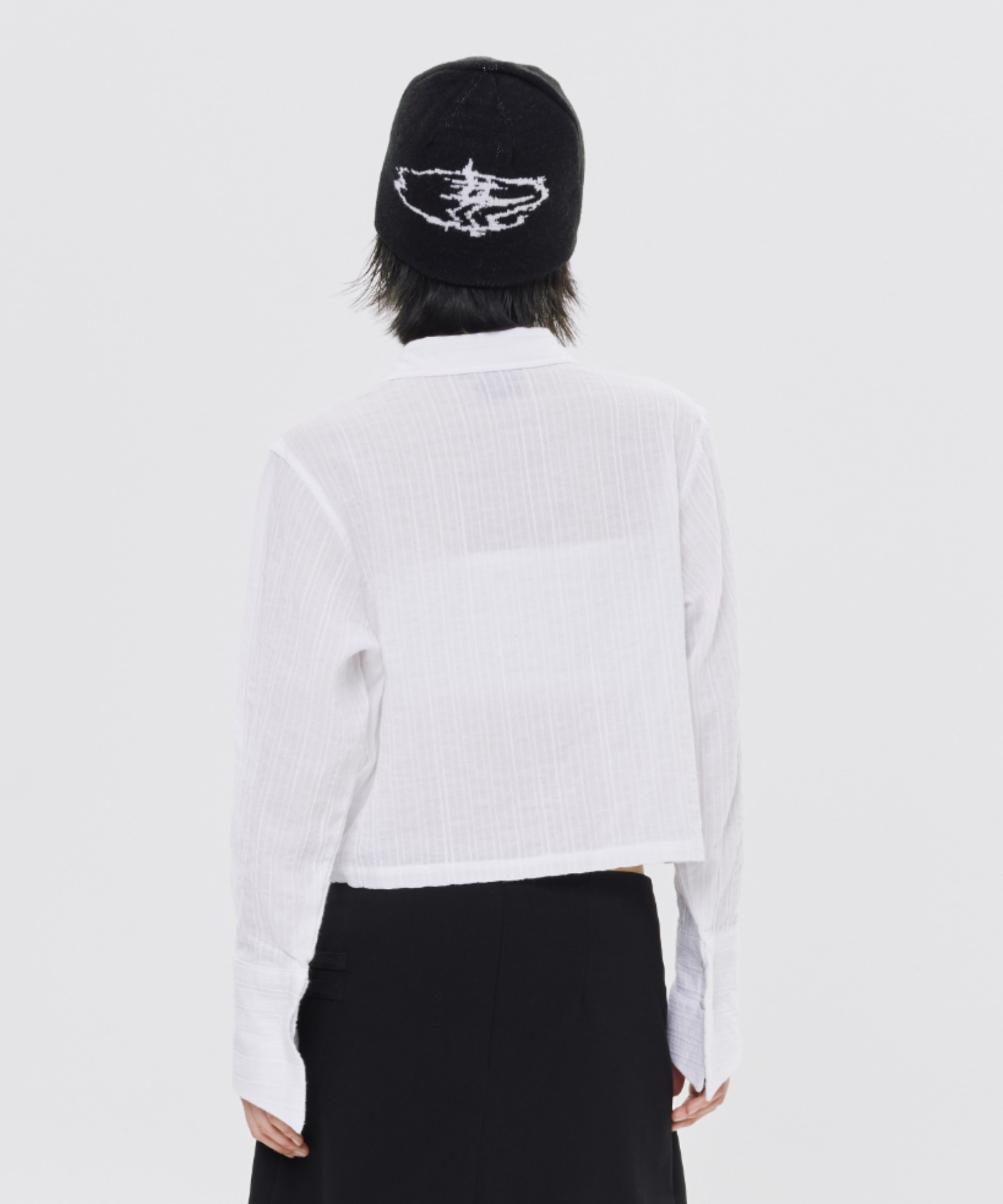 【minus1】L ロマンティック クラウン cuffs シャツ A'GEM/9 × .kom 『ROMANTIC CROWN/ロマンティック クラウン』 WINGED