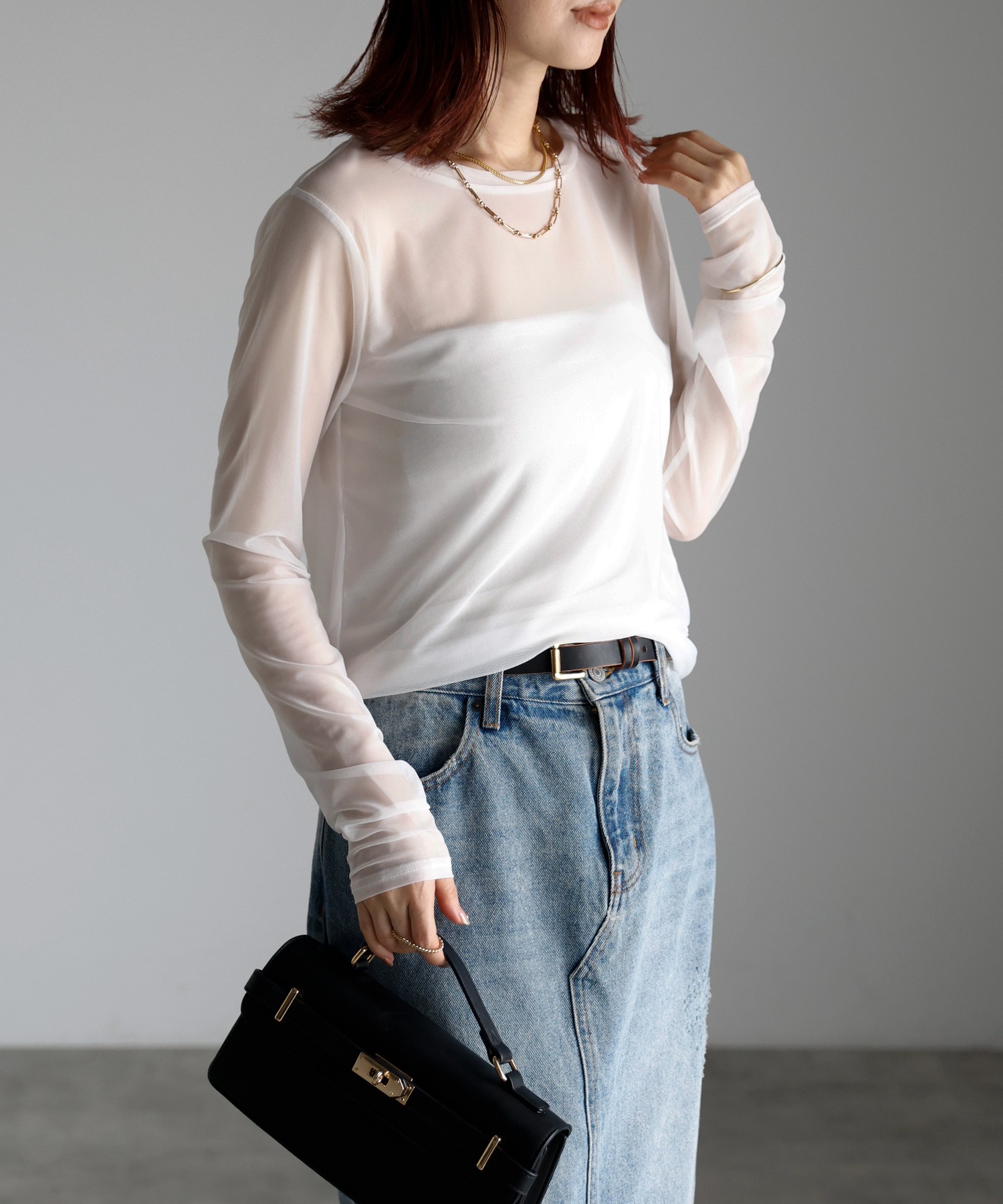 H158cm 着用サイズ：M