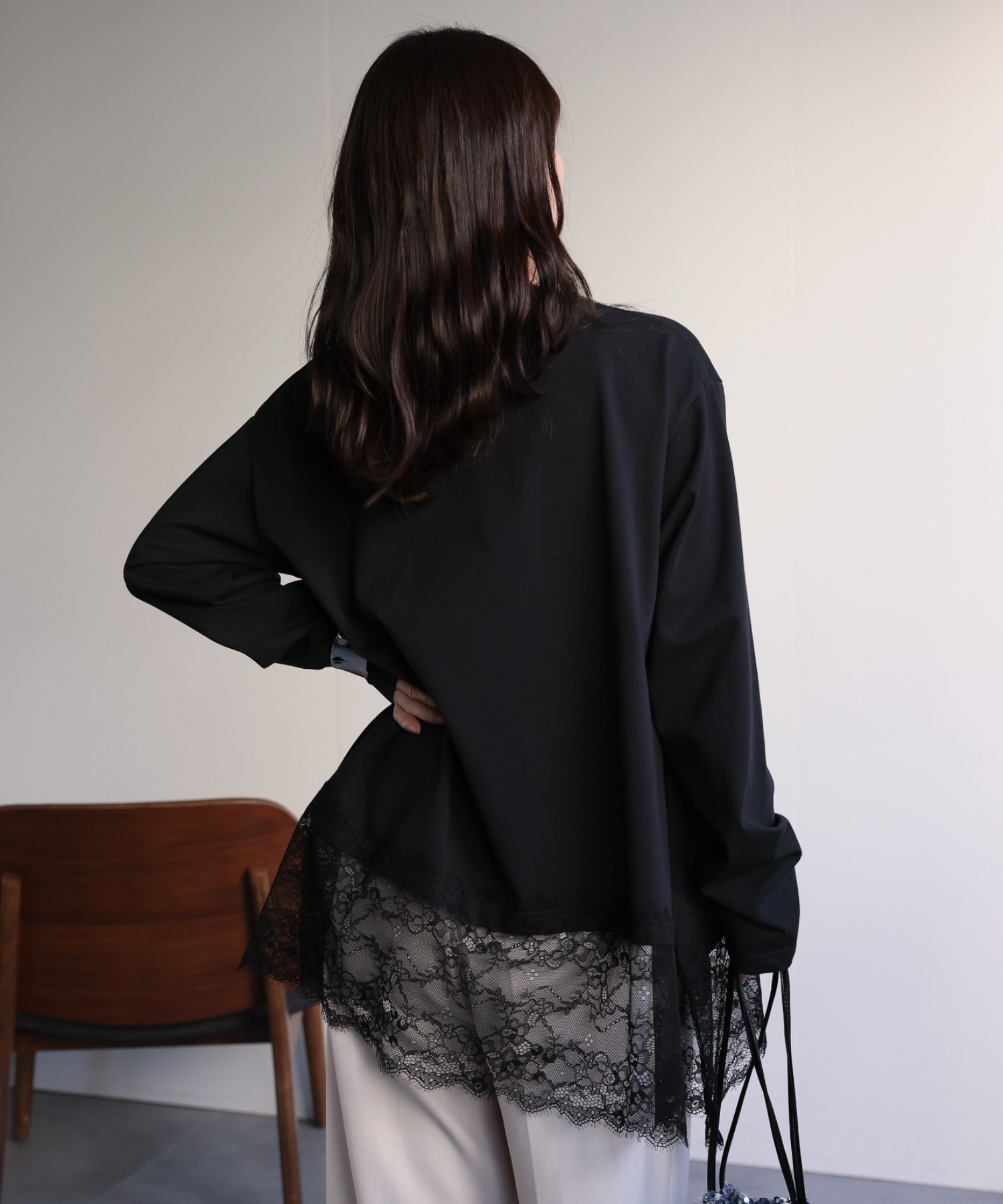 model：156cm 着用サイズ：FREE