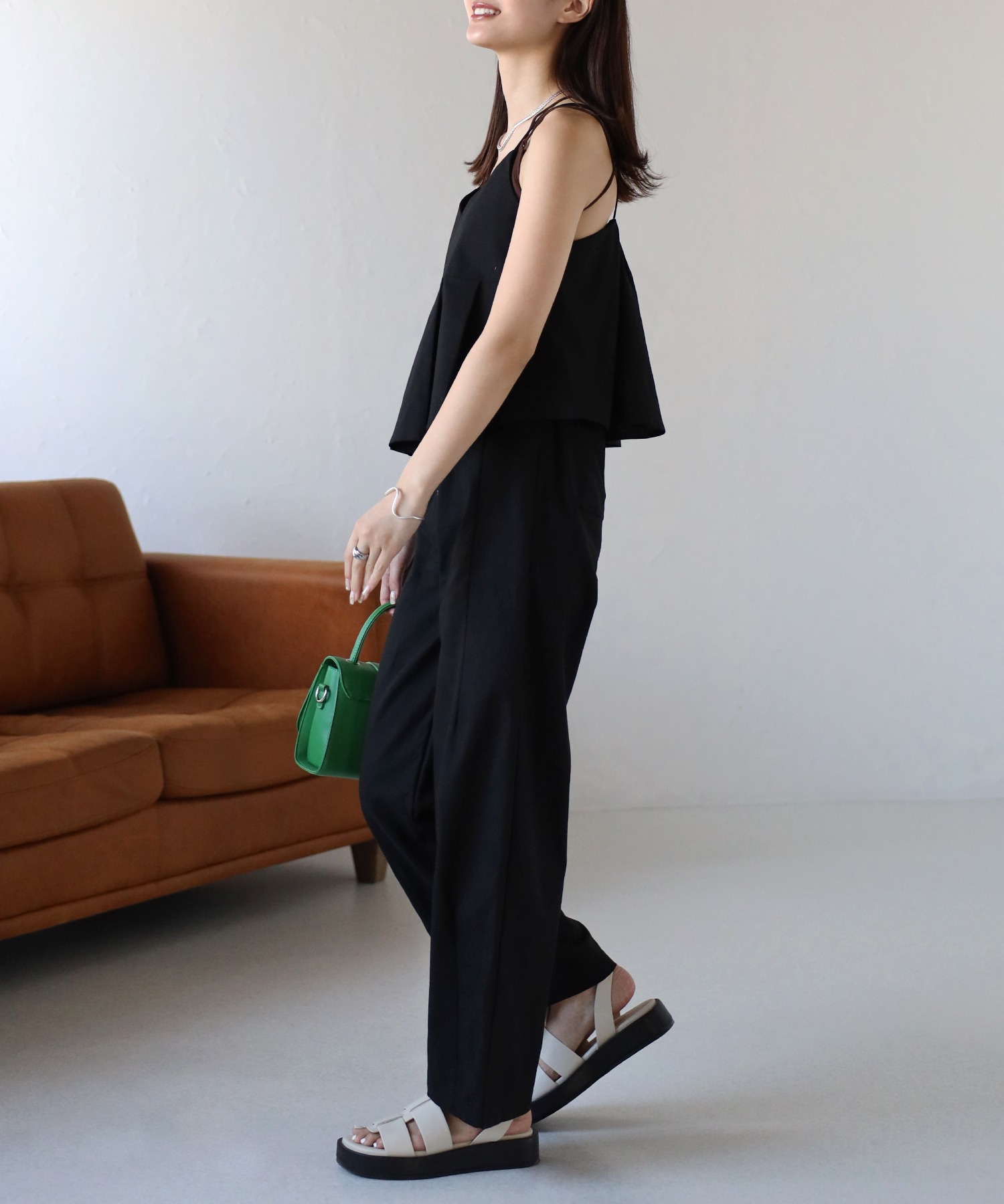 model：162cm 着用サイズ：F