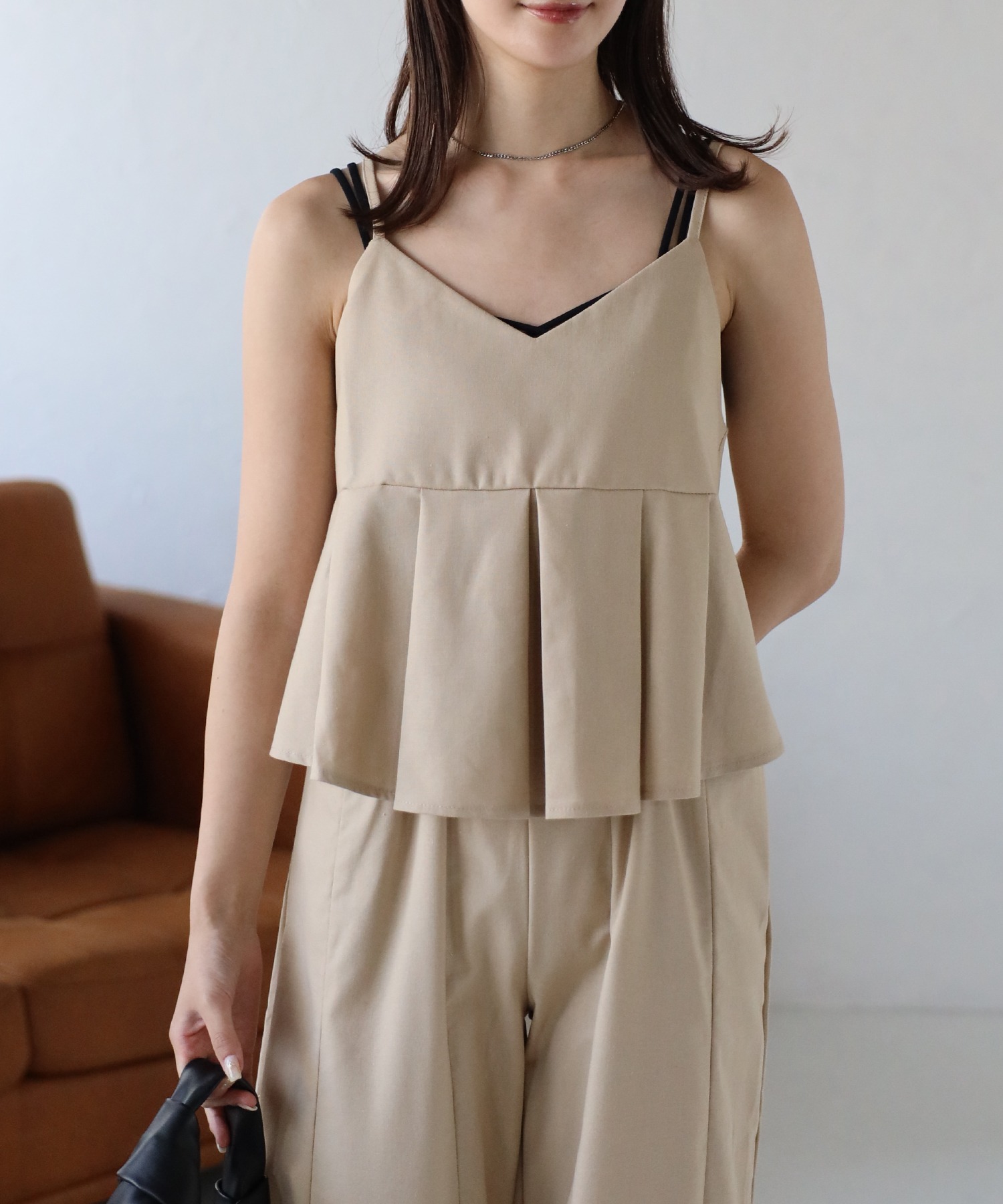 model：162cm 着用サイズ：F