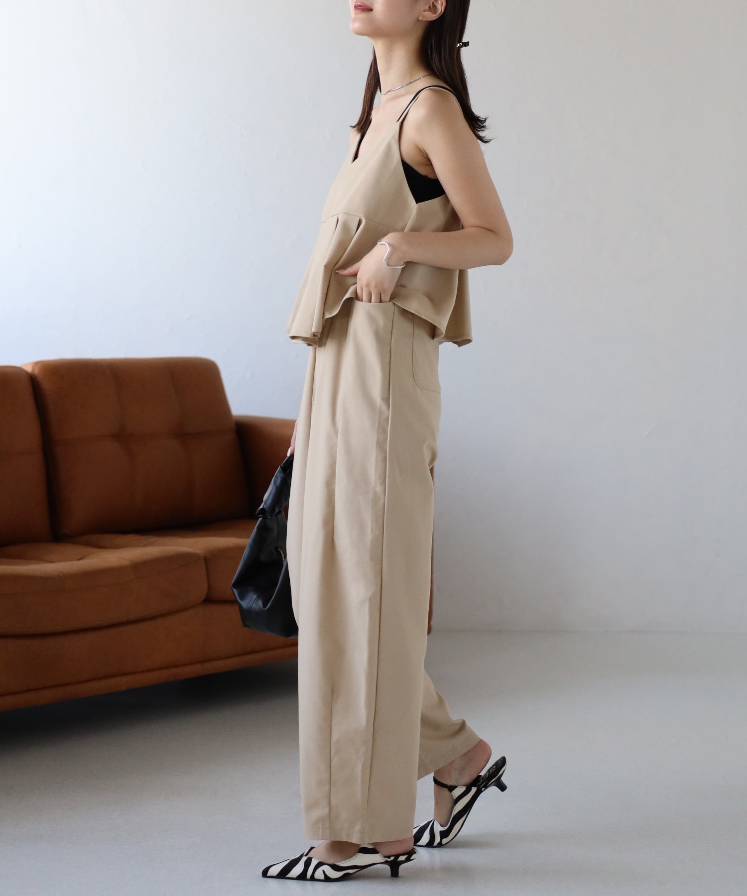 model：162cm 着用サイズ：F