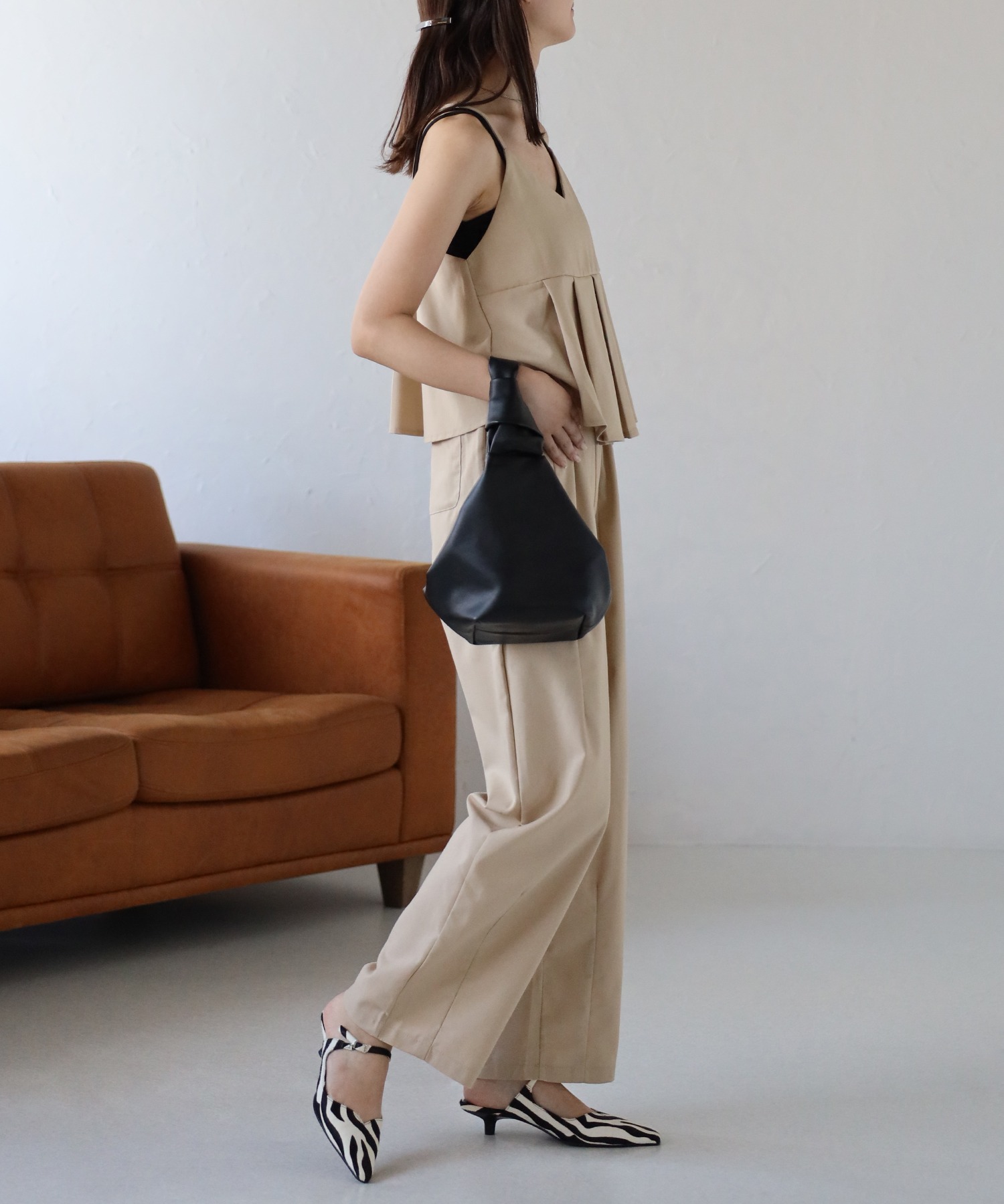 model：162cm 着用サイズ：F