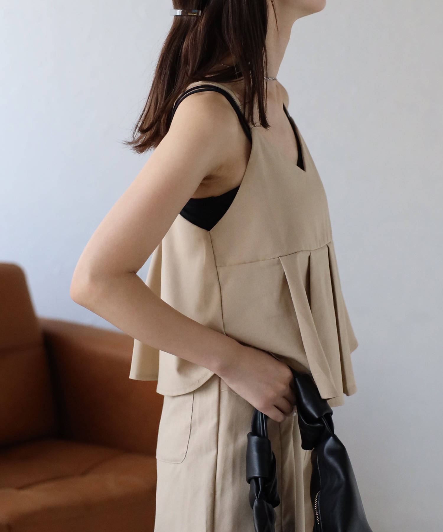 model：162cm 着用サイズ：F