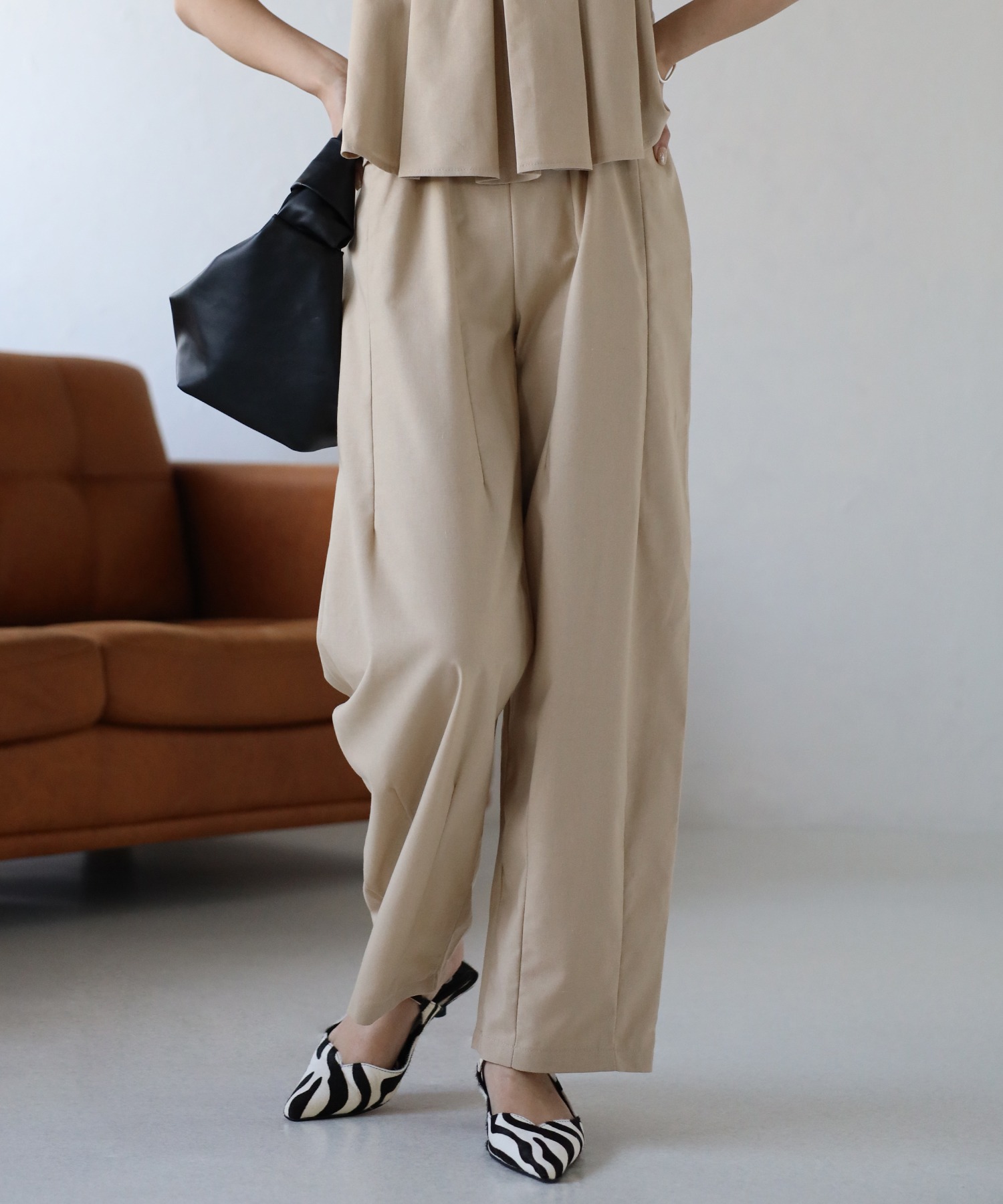 model：162cm 着用サイズ：F