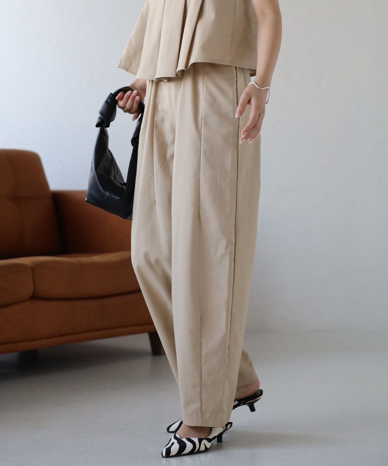 model：162cm 着用サイズ：F