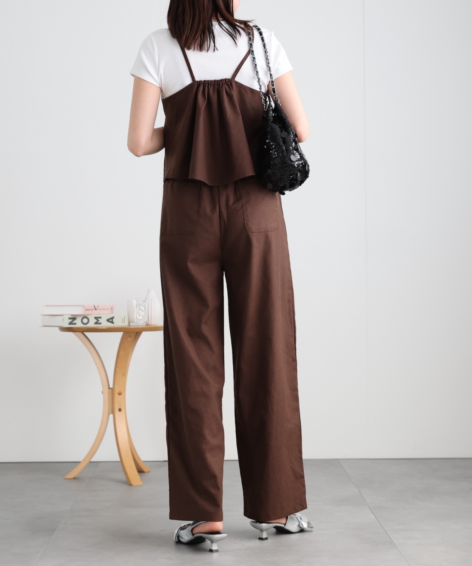 model：162cm 着用サイズ：F