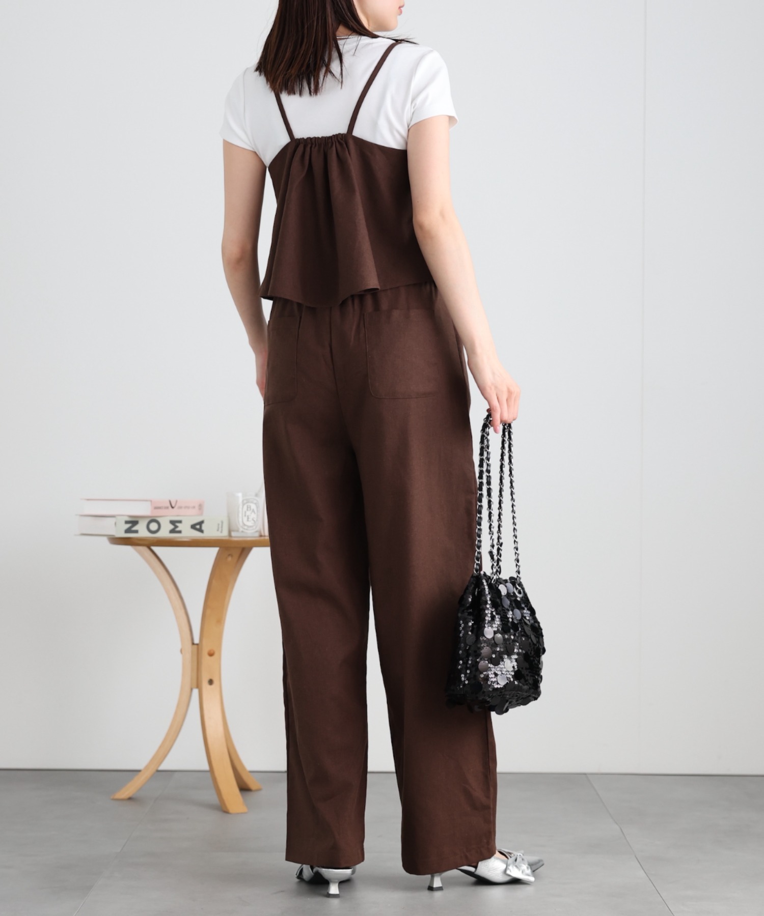 model：162cm 着用サイズ：F