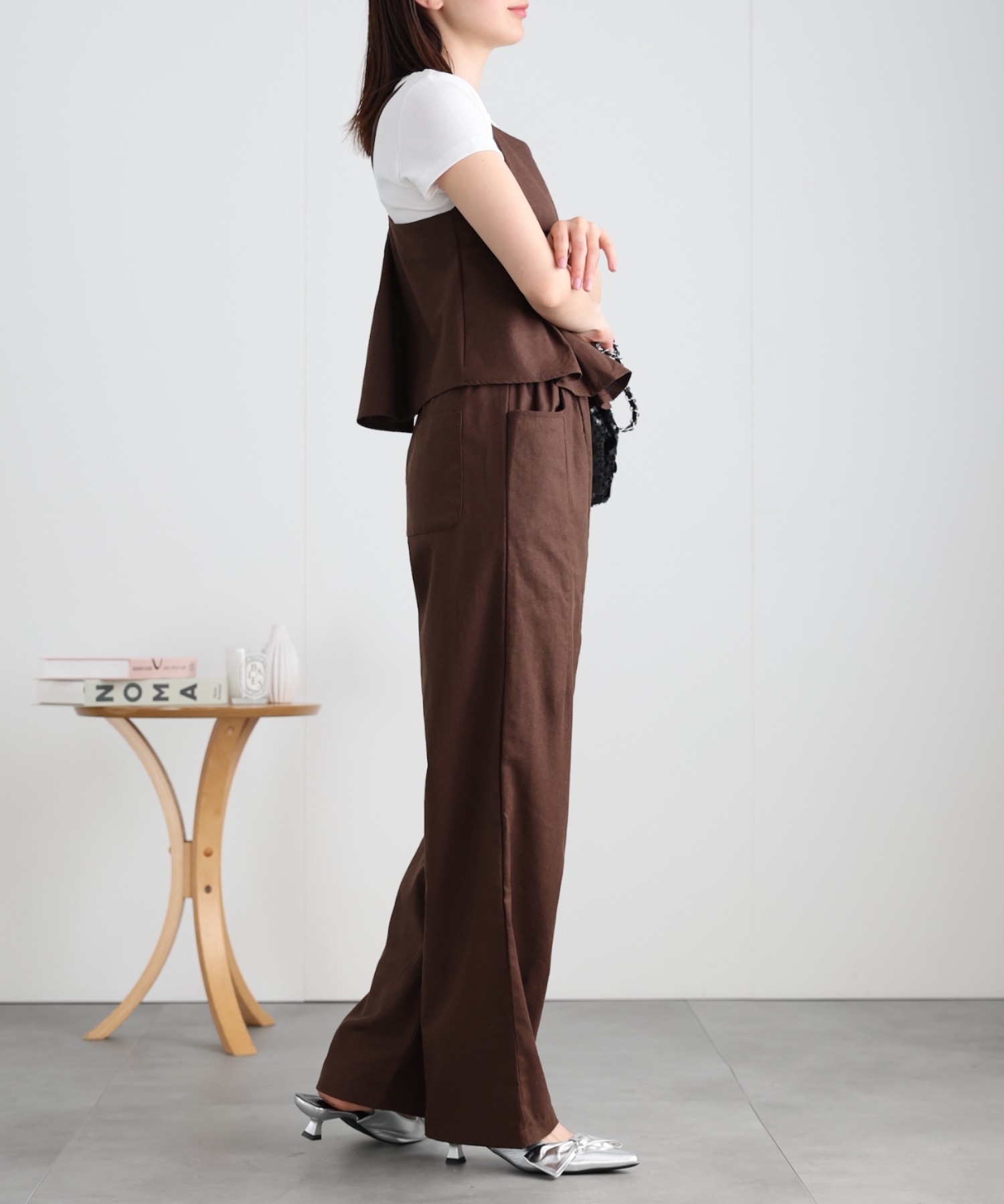 model：162cm 着用サイズ：F
